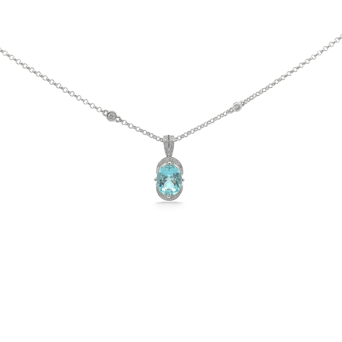 18K Aquamarine Pendant VIANNABRASIL